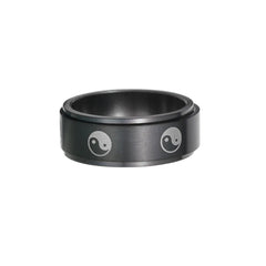 Stainless Steel Turning Decompression Gossip Ring for All